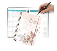 Calendario de 3 años 2026-2027-2028 para planificador mensual de 36 meses con calendario académico de negocios para mamá estudiante para agenda encuadernada en espiral con secciones de notas y resumen