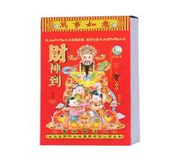Calendario de 365 días 2026 de pared con fecha grande para notas, notas, citas, celebraciones, programación tradicional china de luna