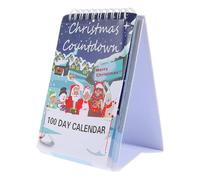 Calendario de Adviento 2025 | Calendario Para Contar los Días Hasta Navidad 2025 | Decoración Desmontable Interactiva Para Mesa Dormitorio Cumpleaños Centro De Mesa Decorativo Para 100 Días
