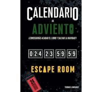 Calendario de Adviento Escape Room Book: ¿Conseguirás acabar el libro y salvar la Navidad? 24 enigmas, juegos y acertijos interactivos para adultos