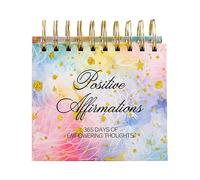 Calendario de afirmación diario, motivación del calendario de la mesa que inspira citas del calendario de escritorio-inspirador calendario permanente para las mujeres, calendario de mesa de afirmación