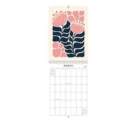 Calendario De Arte 2025 - Calendario De Pared Decorativo, Calendario Mensual Creativo, Calendario De Arte 2025, Calendario Planificador De Pared Artístico 2025, Calendario De Arte Moderno Para Paredes