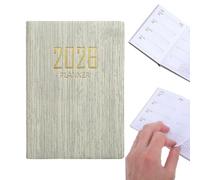 Calendario de bolsillo 2026 - Cuaderno de gestión del tiempo A7,365 Días Versión en inglés Planificador de libros | Para notas Programación Presupuesto Trabajo Escuela Negocios Trabajo Familia