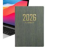 Calendario de bolsillo para 2026 | Diario de gestión del tiempo A7 | 365 Días Versión en Inglés Agenda Pequeña | Para notas Programación Presupuesto Trabajo Escuela Empresa Lugar de trabajo Familia