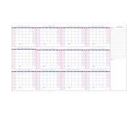 Calendario de borrado en para, calendario de pared borrado en ,34.2x60inch Recordatorio mensual - | Organización borrada del gran calendario reutilizable para el lugar de trabajo