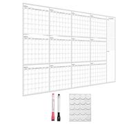 Calendario de Borrado en para Pared Planificador Anual Gigante Reutilizable