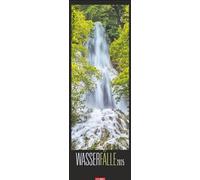 Calendario de cascadas 2025: formato vertical XXL con espectaculares cascadas, fotografiado por fotógrafos premiados internacionalmente. Calendario alargado con impresionantes fotos de la naturaleza