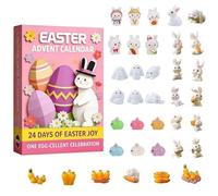 Calendario de Cuenta Atrás del Conejo de Pascua | Recuerdo Coleccionable de Primavera | Calendario Decorativo de Conejo para Cuenta Regresiva | Para Familia, Amigos, Jóvenes, Niños, Escritorio,