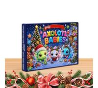 Calendario De Cuenta Atrás Halloween Axolotl Articulado Impreso en 3D