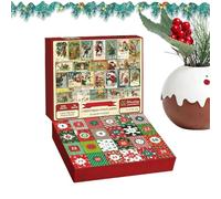 Calendario de cuenta regresiva de Navidad 2025, actividad de diciembre, 1 pieza de invierno para descubrimiento diario, juego de lógica con piezas pequeñas, pasatiempo doméstico, juego de ejercicio