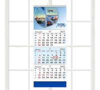 Calendario de envío 2026 - 4 veces plegable y portátil, perfecto para planificar la programación, para: oficina en casa, escuela, trabajo, gestión de eventos, plan mensual, gestión del plan anual