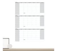 Calendario de Erase, Big Whiteboard Planner With Markers, Reusable School Supplies Planners & Personal Organisers Schedule For Refrigerator Door Home Study Room Classroom Classroom Glass