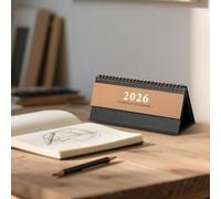 Calendario de escritorio 2025-2026, 2026, calendario de mesa, planificador mensual, planificador decorativo, suministros de oficina para programación, seguimiento de profesores, adultos, escuela