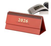 Calendario de escritorio 2025-2026, 2026, calendario despegable, planificador decorativo, suministros de oficina para programación, seguimiento de profesores, adultos, escuela, estudio, aula, gimnasio