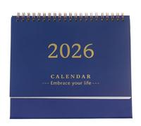 Calendario De Escritorio 2025-2026: Pequeño Calendario Mesa Julio 2025 a Diciembre 2026 Sobremesa Con Tapa Abatible Planificador Mensual Para Oficina Y Hogar