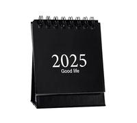 Calendario de escritorio 2025,Calendario de escritorio pequeño | Planificación 2025 Programación Paso de página de 360 grados - volteado para aula, horario mensual, doble cara para medita