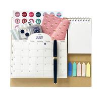 Calendario de escritorio 2025, calendario de oficina con calendario de escritorio de 12 meses, calendario 2025 para trabajo y vida, registro de horarios, planificación, familiares de la vida laboral