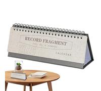 Calendario de Escritorio 2026 - Bloques Rayados Grandes Papel Grueso | Calendario de Escritorio Planificador Mensual | Para Planificar Oficina En Casa Aula Sala de Estudiantes Navidad