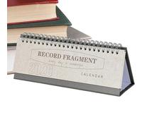 Calendario de escritorio 2026 - Bloques semanales de rayas grandes | Calendario de escritorio Planificador mensual | Para planificar la oficina en casa, aula, sala de estudiantes, Navidad