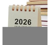 Calendario De Escritorio 2026,Calendario 2026 De Enero A Diciembre - Planificador Diario Organizador Anual Planificación en Papel para Escuela Oficina Hogar Residencia Estudiantil