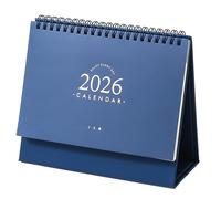 Calendario de escritorio 2026 Calendarios de con encuadernación de doble bobina, 16 meses de ejecución desde septiembre de 2025 hasta diciembre de 2026 para programación diaria Planificador de