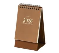 Calendario de escritorio 2026 Calendarios de con encuadernación de doble bobina, 16 meses de ejecución desde septiembre de 2025 hasta diciembre de 2026 para programación diaria Planificador de