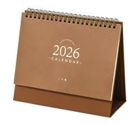Calendario de escritorio 2026 Calendarios de con encuadernación de doble bobina, 16 meses de ejecución desde septiembre de 2025 hasta diciembre de 2026 para programación diaria Planificador de