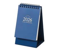Calendario de escritorio 2026 Calendarios de con encuadernación de doble bobina, 16 meses de ejecución desde septiembre de 2025 hasta diciembre de 2026 para programación diaria Planificador de