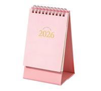 Calendario de escritorio 2026 Calendarios de con encuadernación de doble bobina, 16 meses de ejecución desde septiembre de 2025 hasta diciembre de 2026 para programación diaria Planificador de