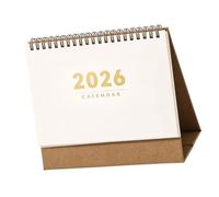 Calendario de escritorio 2026, calendarios de mesa de doble bobina, 16 meses, desde septiembre de 2025 hasta diciembre de 2026 para programación diaria, calendario de gestión del tiempo