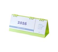 Calendario de escritorio 2026 con bloc de notas y encuadernación con peine, planificador mensual portátil para oficina, hogar, escuela, calendario de escritorio con notas