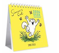 Calendario de escritorio 2026 con diseño de Simon's Cat Portico Designs Ltd