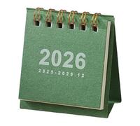 Calendario de escritorio 2026, encuadernación de doble bobina, papel de 19 meses de junio de 2025 a diciembre de 2026, calendarios de mesa de oficina, planificador moderno