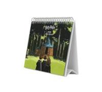 Grupo Erik Calendario Harry Potter 2026 sobremesa - Almanaque de mesa 2026 Con espacio para Anotar, Vista Mensual global, Ilustraciones y Base resistente (19,5 x 16,5cm)