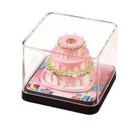 Calendario de escritorio 2026 | Papel de pastel de cumpleaños, arte y manualidades, calendario de escritorio, bloc de notas 3D, escultura de papel, para decoración del hogar, Acción de Gracias