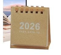 Calendario de escritorio 2026: planificador de escritorio de 12 meses, organizador de programación diaria, calendario de planificación en papel | Organizador anual de citas de tareas para oficina,