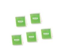 Calendario de escritorio 2026, referencia de 17 meses, desde agosto de 2025 hasta diciembre de 2026, calendario mensual de encuadernación de doble bobina para notas, de citas