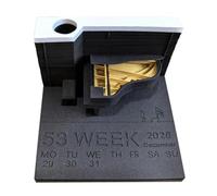 Calendario de escritorio 3D 2026, calendario 3D 2026, bloc de notas de papel 3D, bloc de notas, escultura de papel creativo para registro de notas adhesivas, para registro, planificador y rastreador