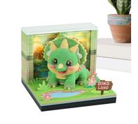 Calendario de escritorio 3D 2027 con diseño de dinosaurios | Calendario 2027 para decoración del hogar, escuela, oficina