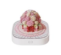 Calendario De Escritorio 3D - Escultura De Papel Con Forma De Rosa, Calendario Tallado En Papel | Calendari 3D 2026 Para El Día De San Valentín Decoración Del Hogar Navidad Adulto Estudiante Niño Fes