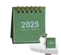 Calendario de escritorio | Agenda diaria semanal y mensual | Lindo planificador diario 2025, calendario, gestión del tiempo, libros semanales en