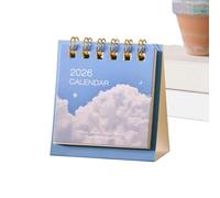 Calendario de Escritorio - Agenda Mini,Calendario de Mesa 2026 para Escritorio,para Oficina Casa Regalo Navidad Año Nuevo Día del Padre Dad