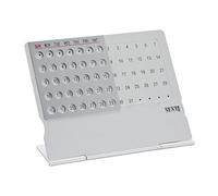 Calendario de escritorio,Anualmente ajustable fecha y año - Calendario para suministros escolares y suministros de oficina | Para la escuela, el aula o el dormitorio, apartamento, familia, maestros