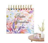 Calendario de Escritorio Calendario diario de citas, encuadernación resistente, calendario motivacional ideal for inspirarse Planificador(B)