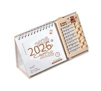 Calendario de escritorio con soporte para seguimiento de hábitos diarios 2026 para establecer objetivos mensuales y calendario de gestión del tiempo de progreso de disciplina automática