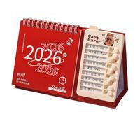 Calendario de escritorio con soporte para seguimiento de hábitos diarios 2026 para establecer objetivos mensuales y calendario de gestión del tiempo de progreso de disciplina automática