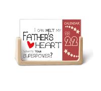 Calendario de escritorio con texto en inglés "I Can Melt My Father's Heart Best Papa Love 2022, 12 meses