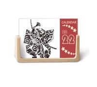 Calendario de escritorio de Japón con kimono de cultura tradicional 2022, 12 meses