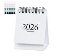 Calendario de escritorio de pie, planificador de enero de 2026 a julio de 2027, calendario de escritorio de pie, para el hogar, lugar de trabajo, dormitorio, biblioteca, mostrador, sala de reuniones