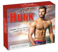 Calendario de escritorio diario 2025 en caja The Daily Hunk: